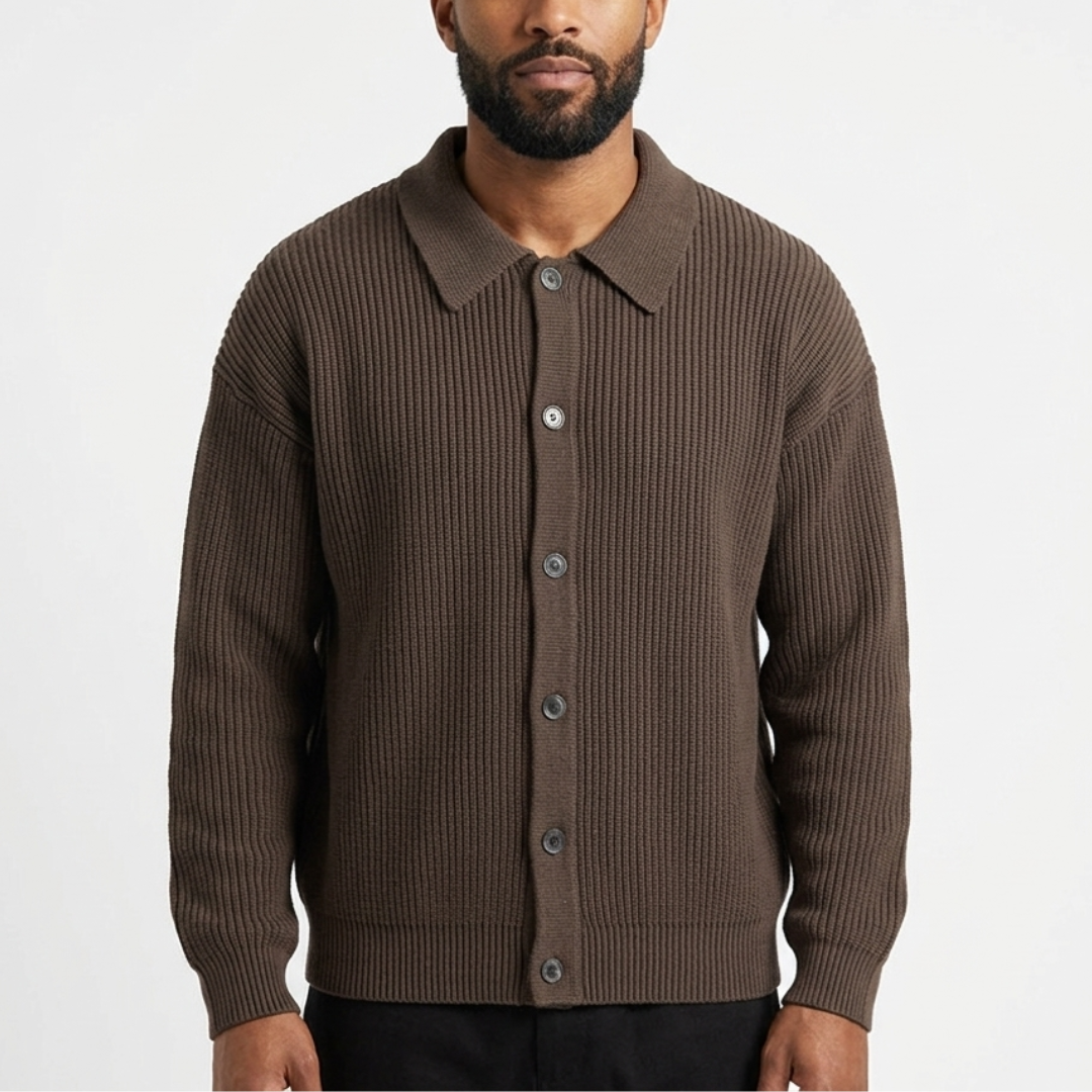 Camp Basel | Verdanox Schlanker Knopfcardigan