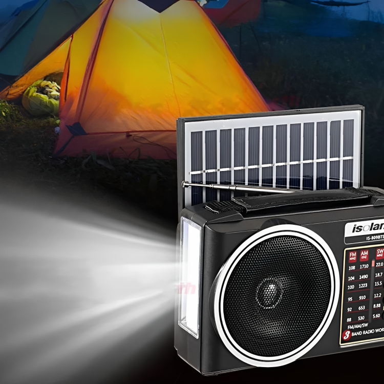 Camp Basel | Solaraudio Tragbares Solar-Notfallradio