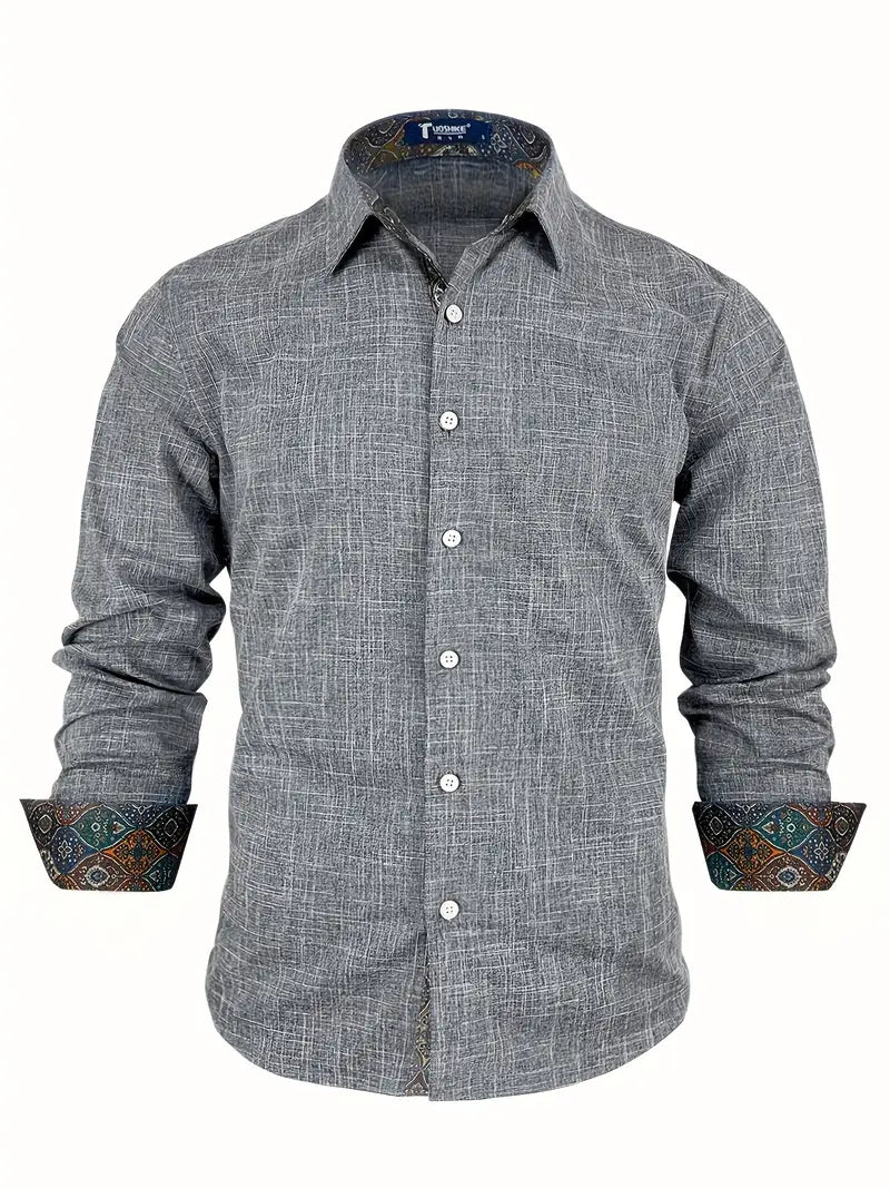 Theo Tailliertes Button-Up-Hemd