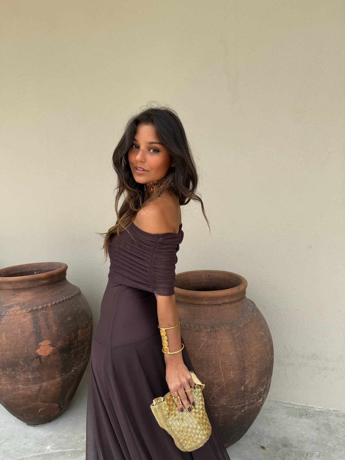 Valentina Kleid - Braun