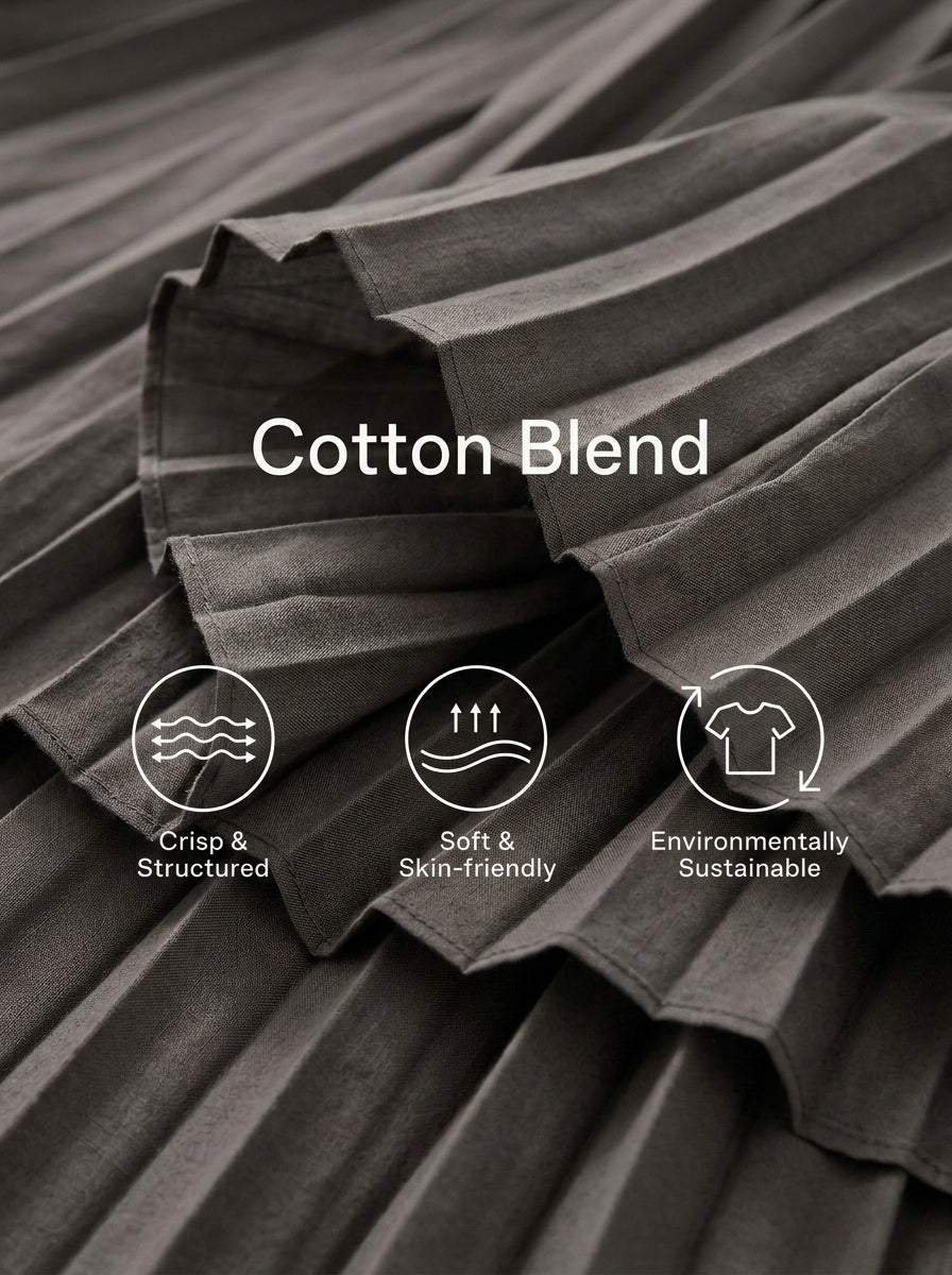 Minimalistisches Damen-Maxikleid in Zweifarbigem Color-Block-Design mit Drapiertem Ausschnitt