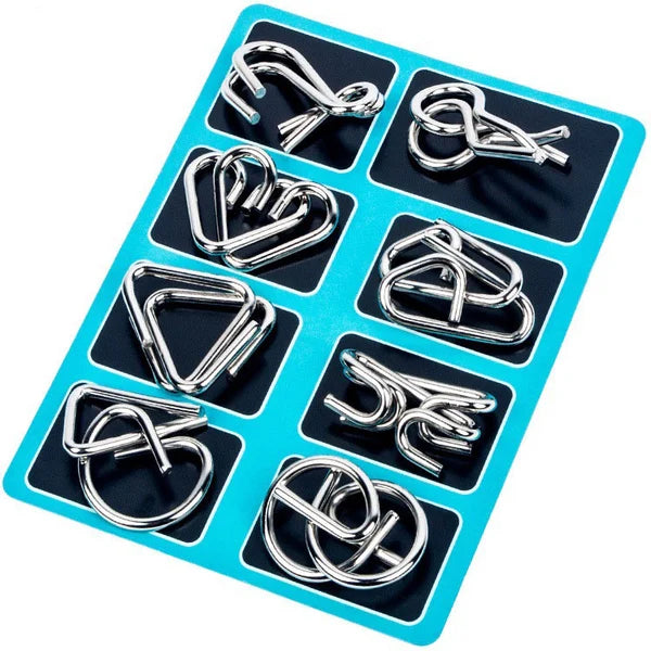 Iron Link Unlock Interlock Game - Metall-Puzzle Anti-Stress für Gehirn-Herausforderung und Entspannung