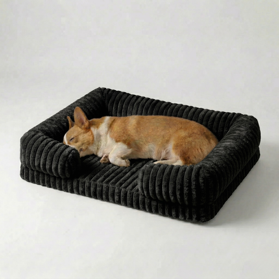 Camp Basel | Slumbrex Orthopädisches Hundebett im Sofa-Stil