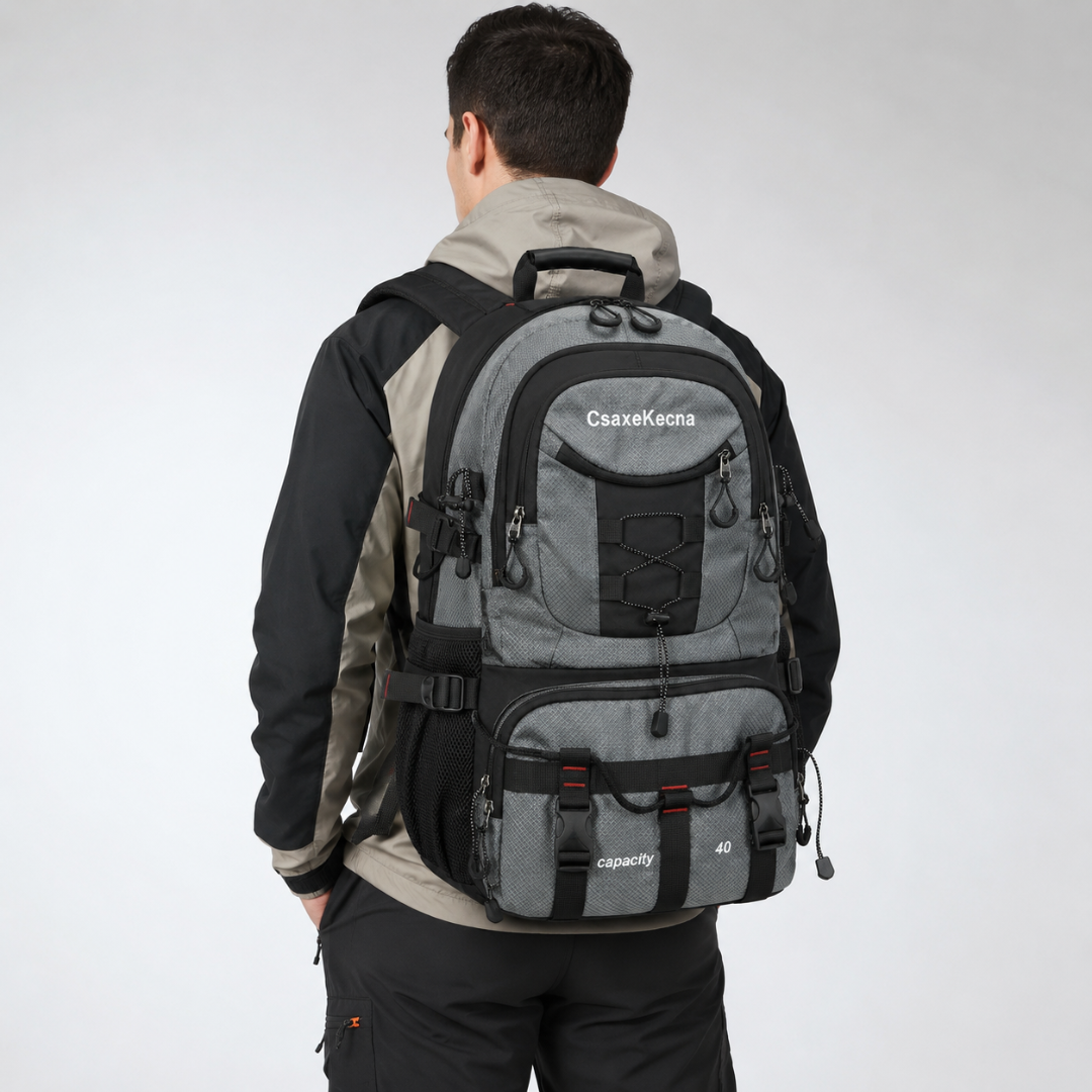 Camp Basel | BergTrail Pro 40L Wanderrucksack mit USB-Anschluss