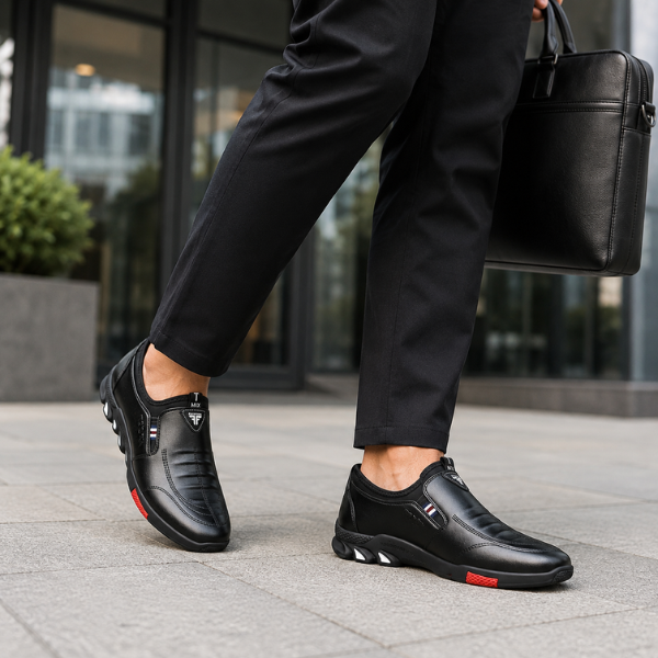Elegante Herrenschuhe mit rutschfester Sohle