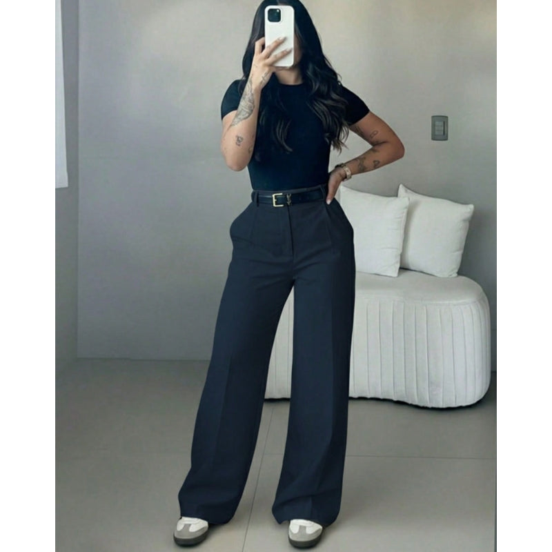 Astrid Hose mit hoher Taille
