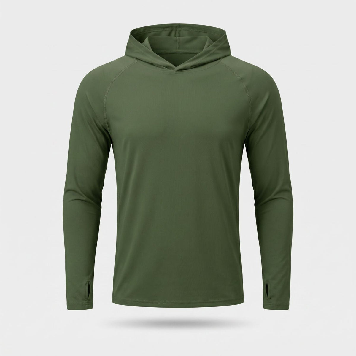Herren UPF 50+ Sonnen-Hoodie – Leichtes Schnelltrocknendes Wander- & Angel-UV-Oberteil mit Daumenschlaufen