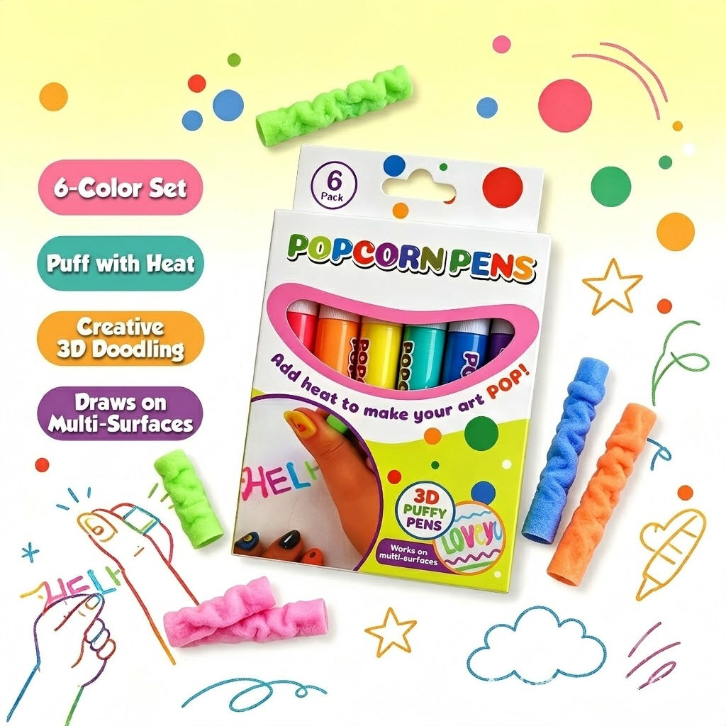 3D-Zeichenstift für Kinder – Verwandle deine Zeichnungen in echte 3D-Figuren!