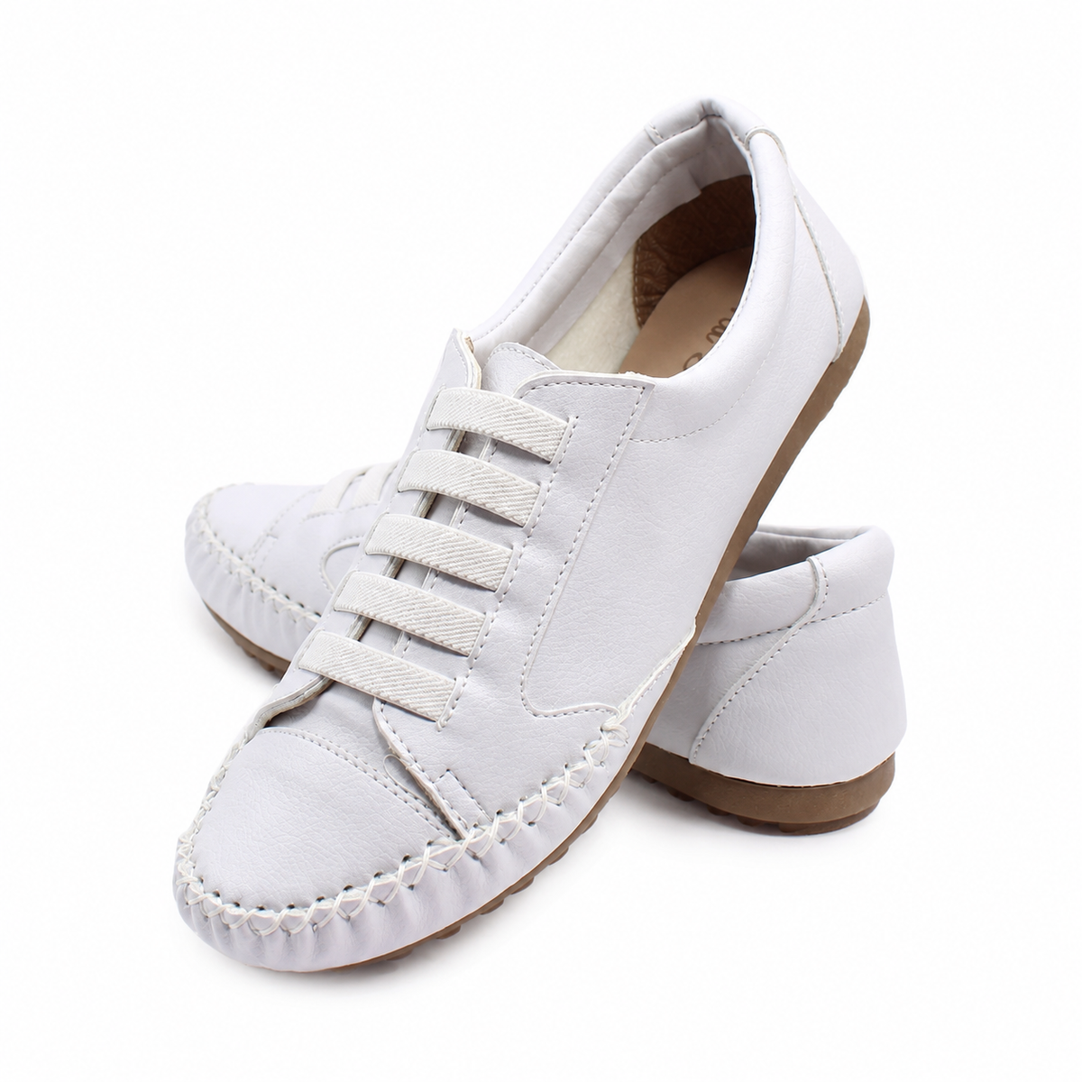Bequemer Damen-Mokassin-Sneaker mit leichtem Einstieg