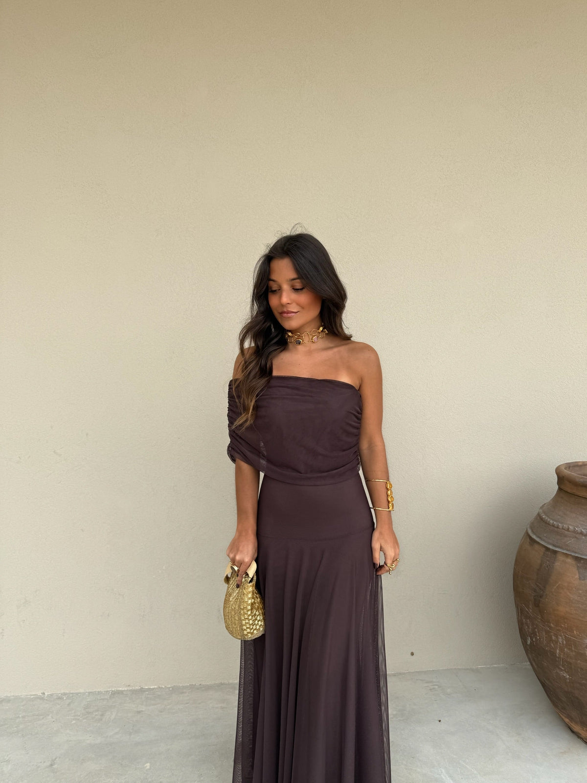 Valentina Kleid - Braun