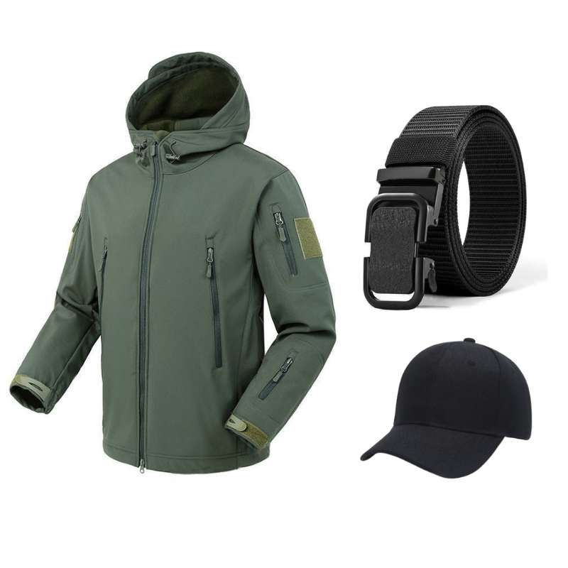 Herren Wasserdichte Isolierte Outdoor-Jacke für Wind und Regen