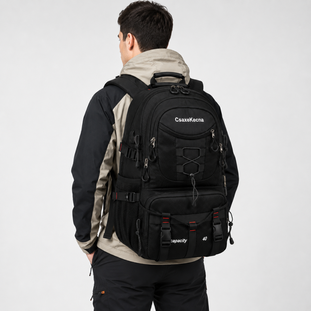 Camp Basel | BergTrail Pro 40L Wanderrucksack mit USB-Anschluss