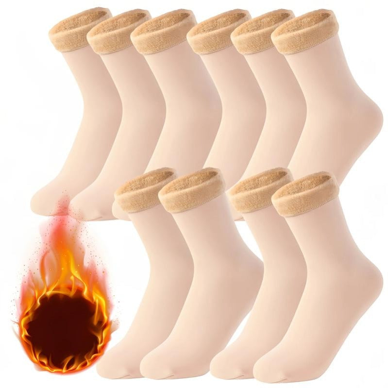 Kuschelige Winter-Hausschuhsocken
