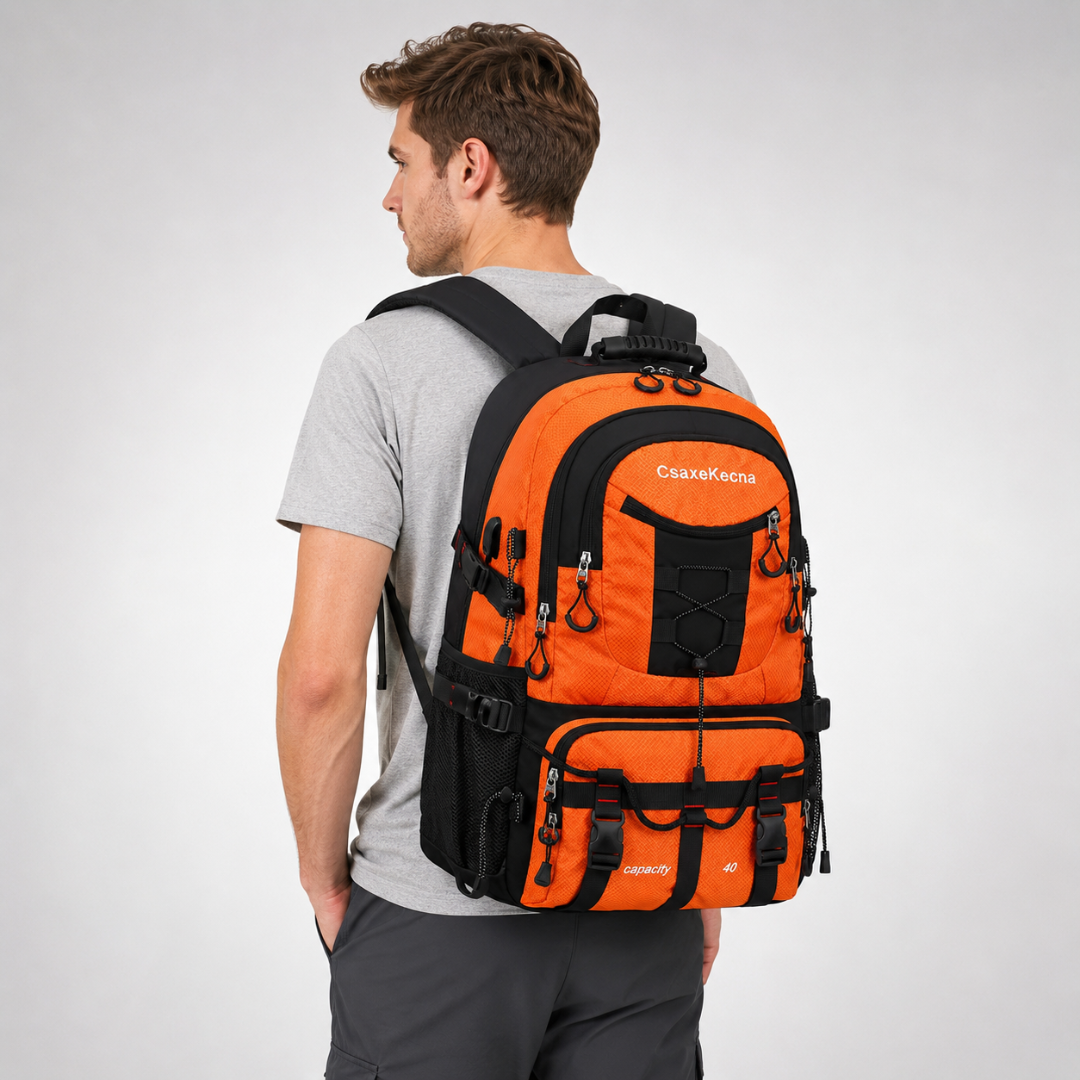 Camp Basel | BergTrail Pro 40L Wanderrucksack mit USB-Anschluss