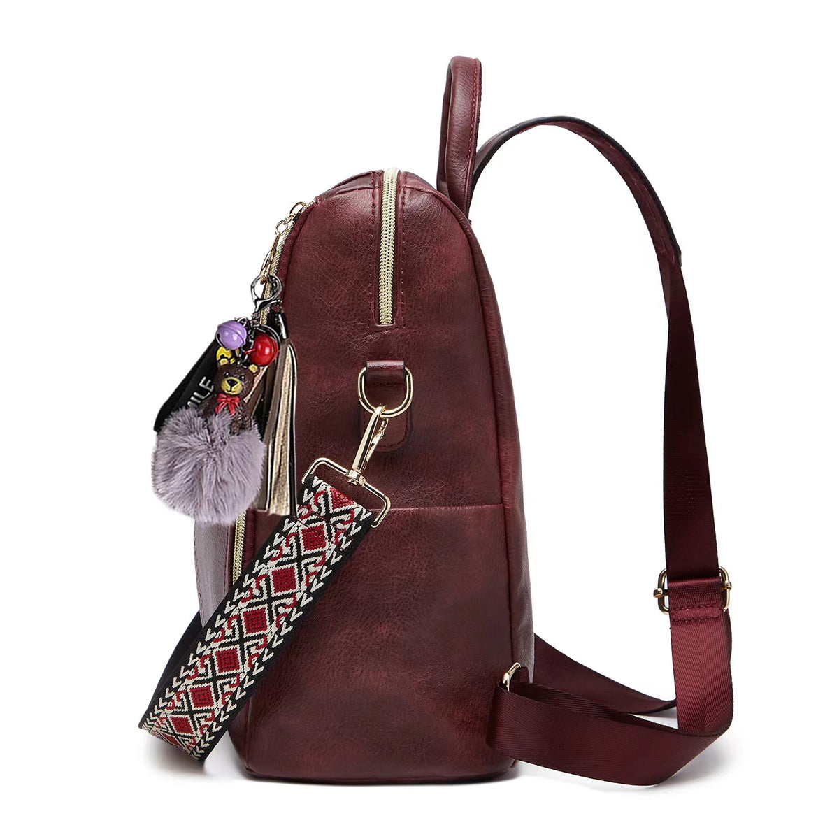 Luxus-Leder 2-in-1 Umwandelbarer Rucksack + Gratis Tasche