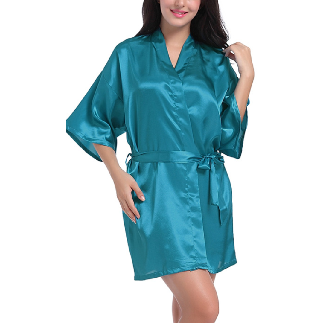 Camp Basel | Velisse Kurzer Kimono-Stil Bademantel