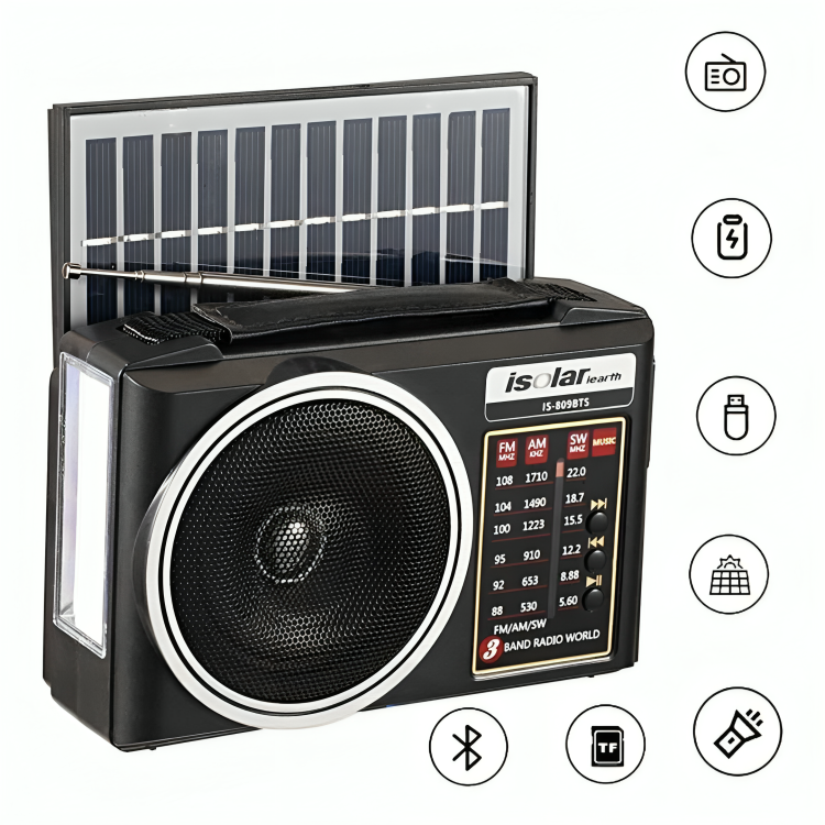 Camp Basel | Solaraudio Tragbares Solar-Notfallradio