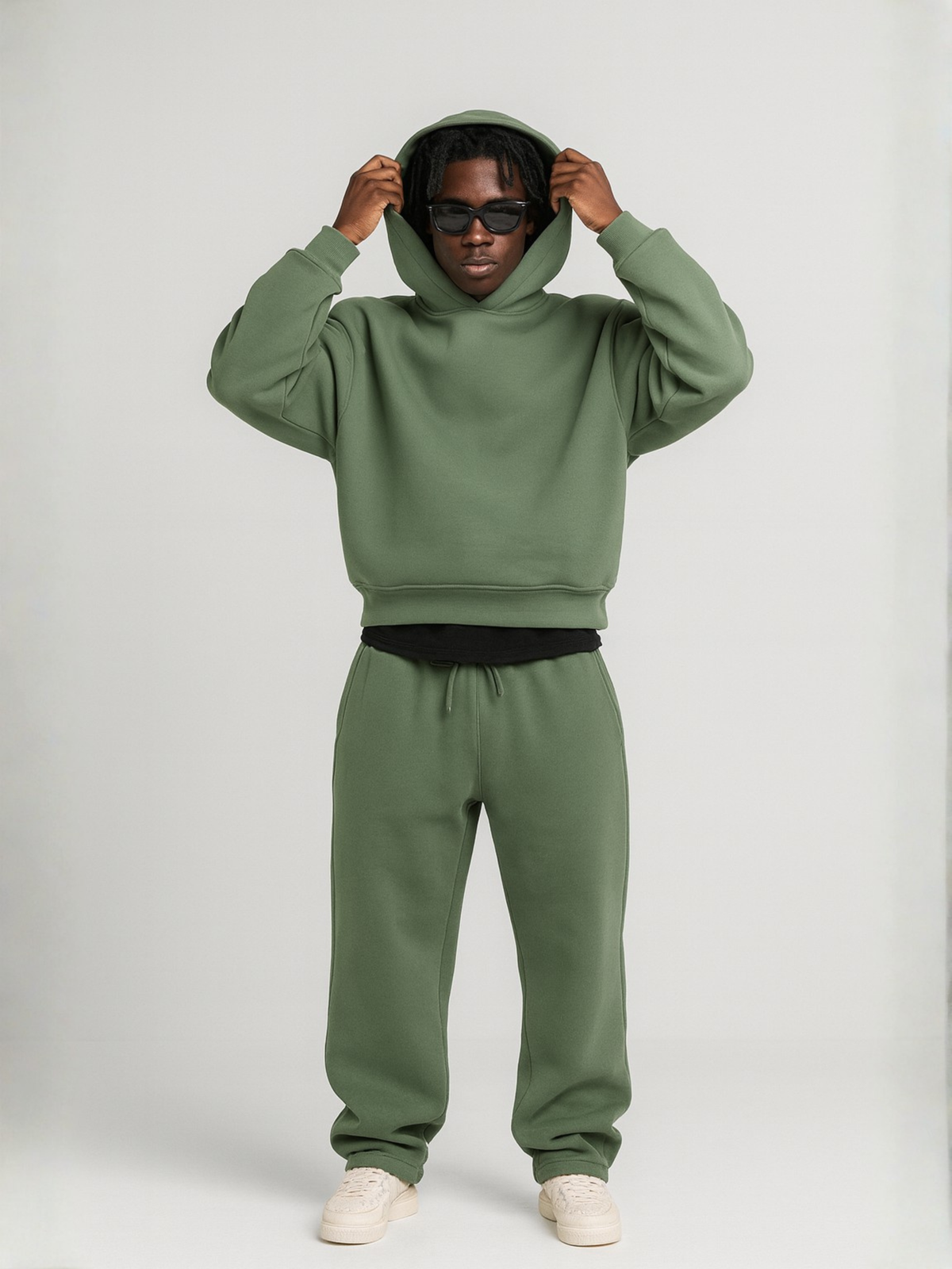 Oversized Hoodie Jogger Set für Herren