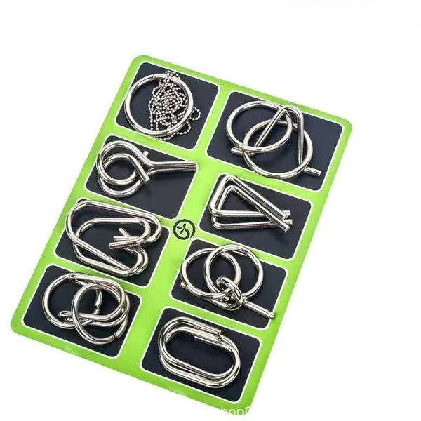 Iron Link Unlock Interlock Game - Metall-Puzzle Anti-Stress für Gehirn-Herausforderung und Entspannung