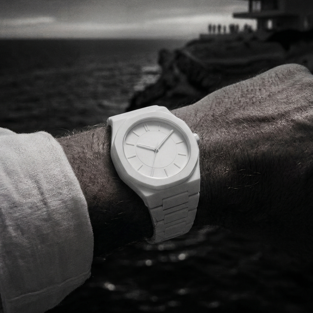 KRONOS Uhr – Polycarbonat-Edition Black