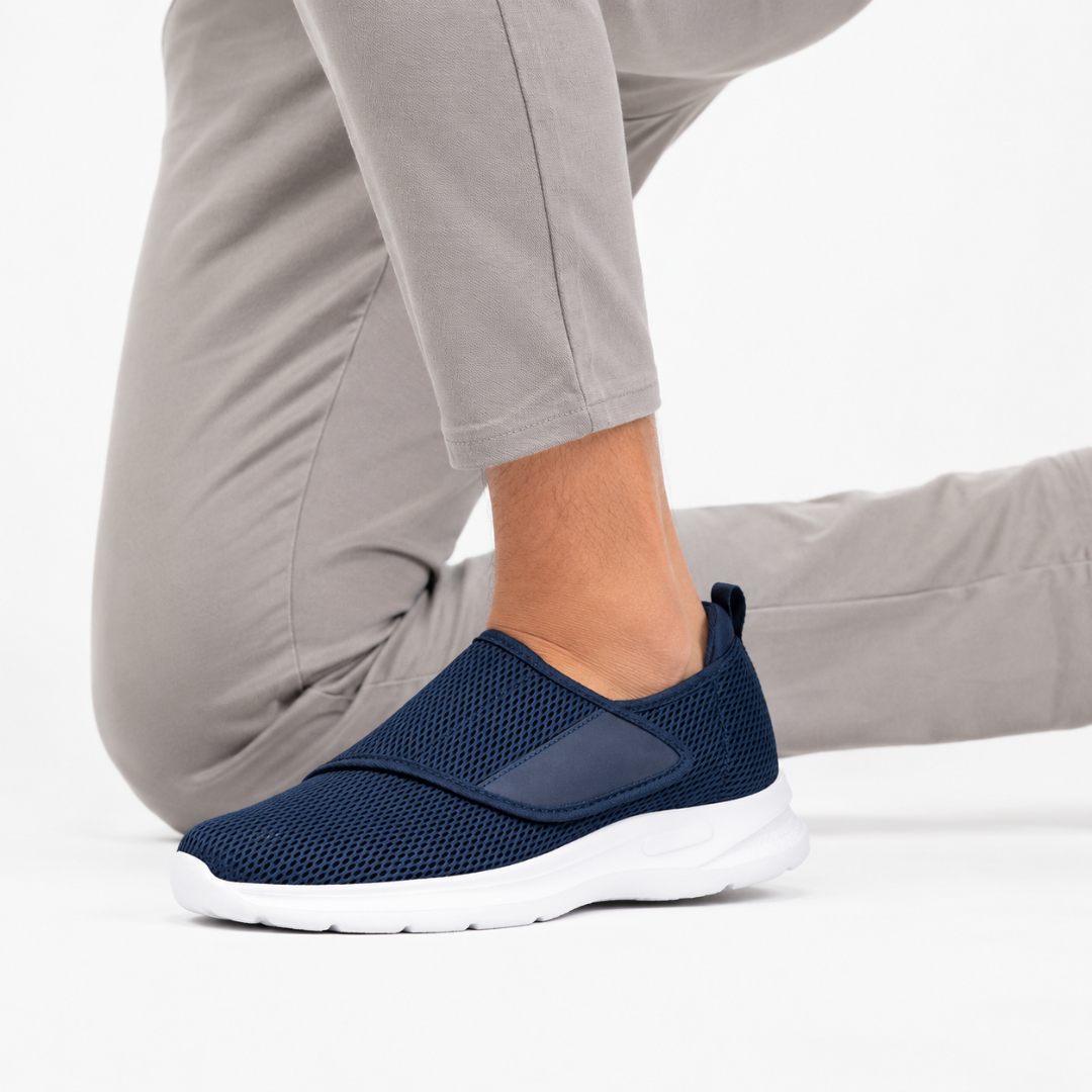Camp Basel | Widestryde Extra breite verstellbare Gehschuh für Herren