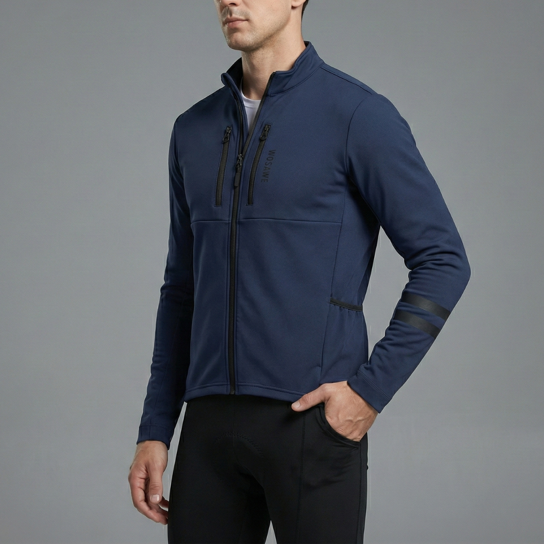 Camp Basel | Veloxaro Herren-Thermisches Radsport-Jacke