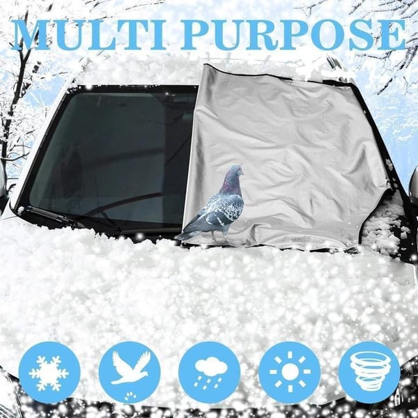 Windschutzscheiben Anti-Schnee- und Anti-Frost-Abdeckung mit Spiegelschutz