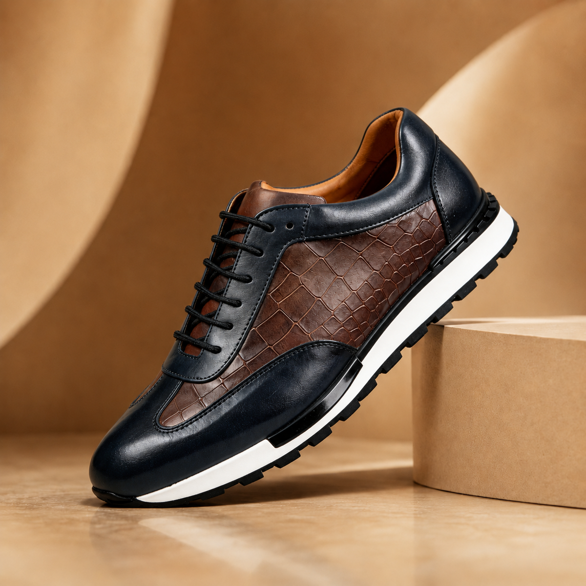 Moretti Leder-Sneakers