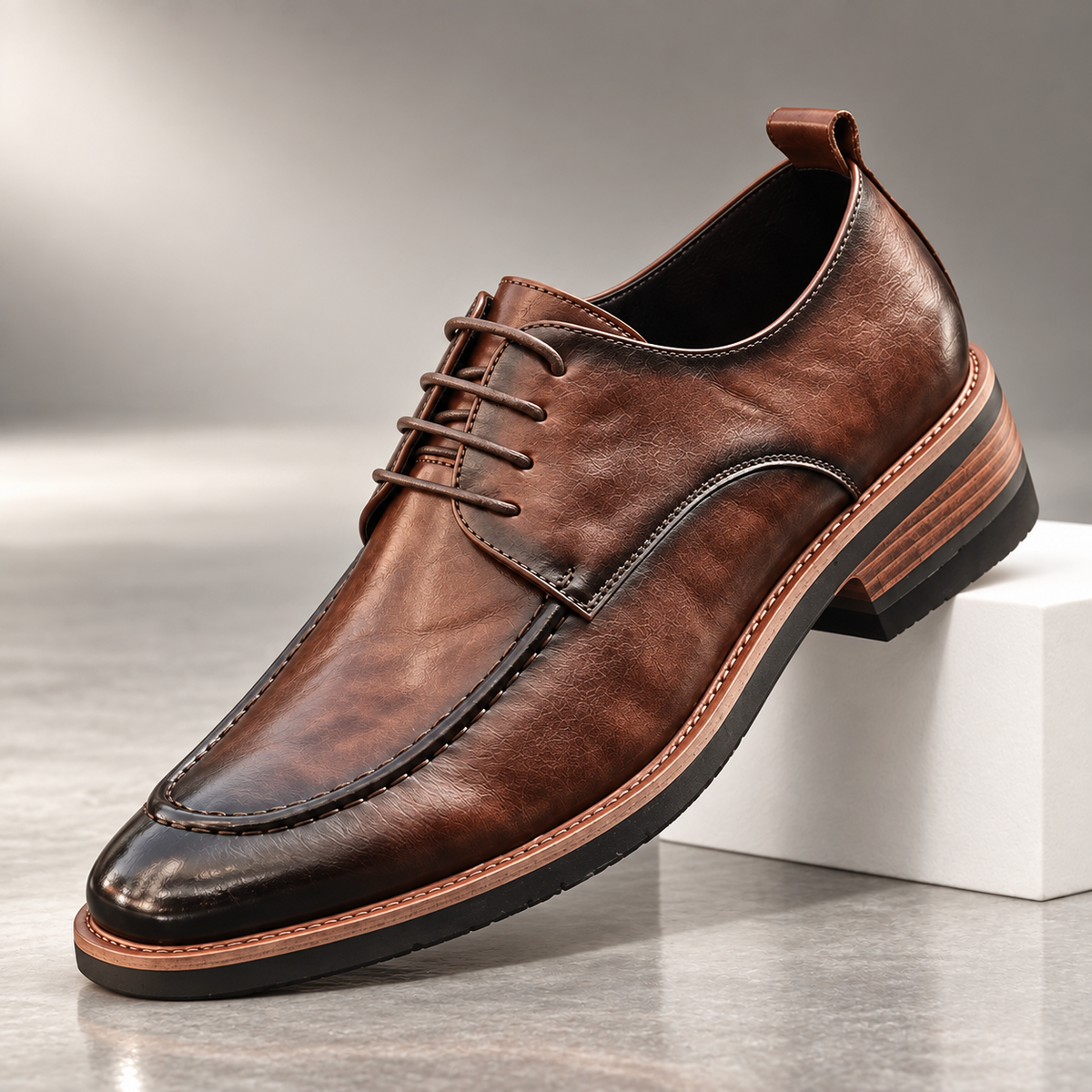 Dante Echte Leder Derby Schuhe