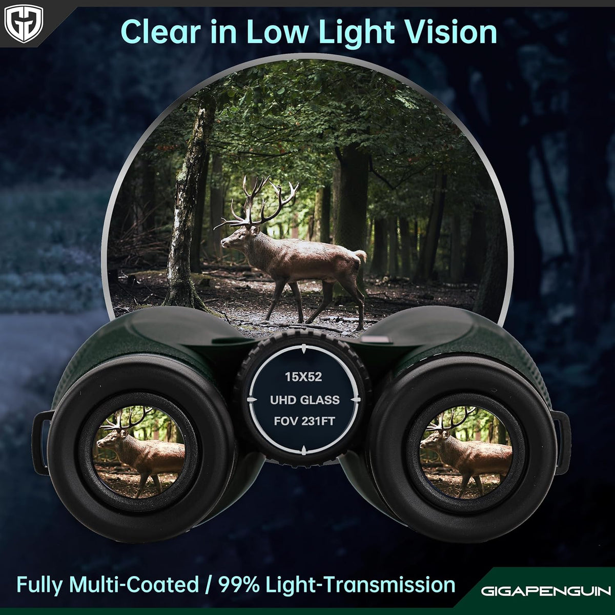 15x52 UHD Fernglas