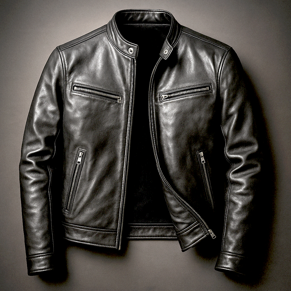 Vintage Lederjacke für Herren – Zeitloser Stil, erstklassige Verarbeitung und ganztägiger Komfort