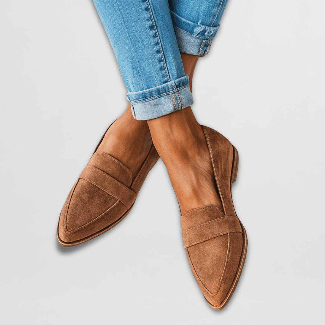 Teodora Weiche Wildleder-Loafer