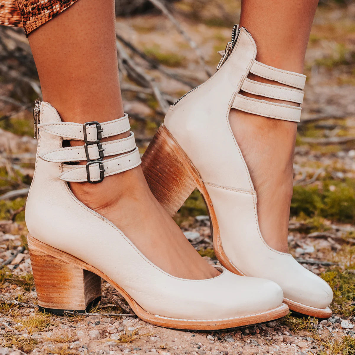 Margaret | Bequeme Klassische Riemchen-Heels