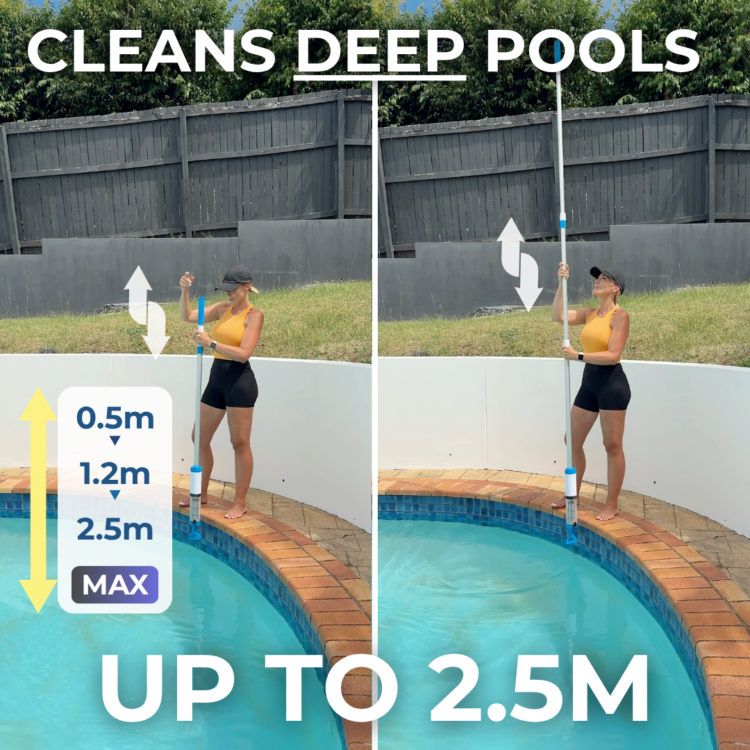 3 in 1 Kabelloser Aufladbarer Pool-Staubsauger