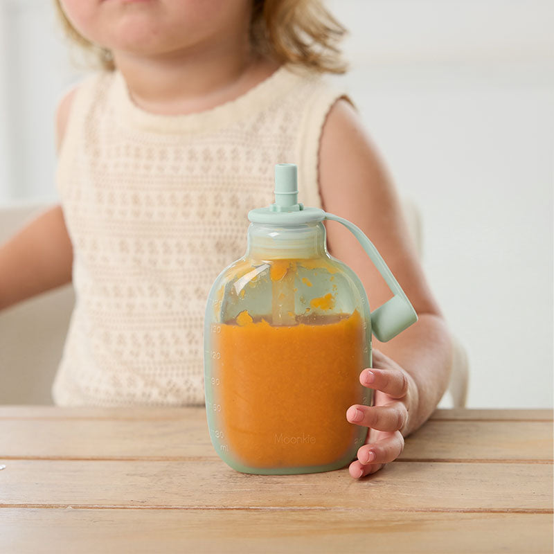 Kleckerfreies Baby-Nahrungsbeutel-Set