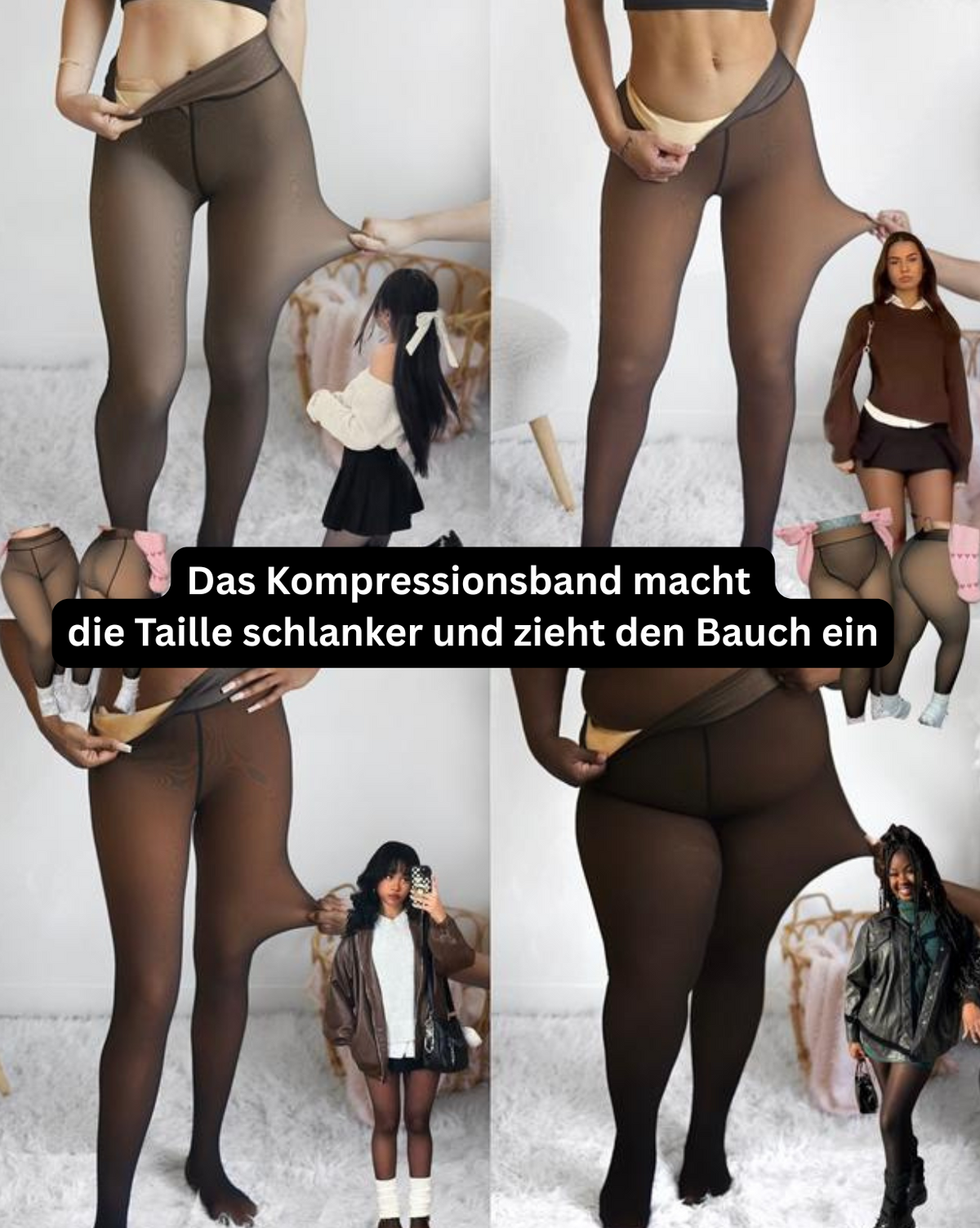 Fleecegefütterte Thermo-Leggings