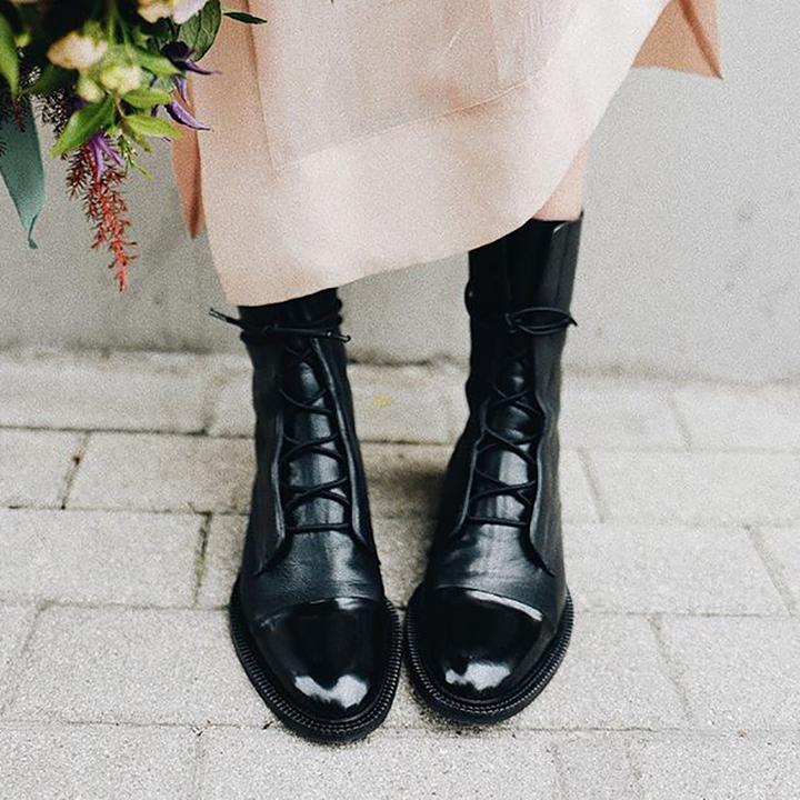Julia Luxuriöse und hochwertige Lederstiefel