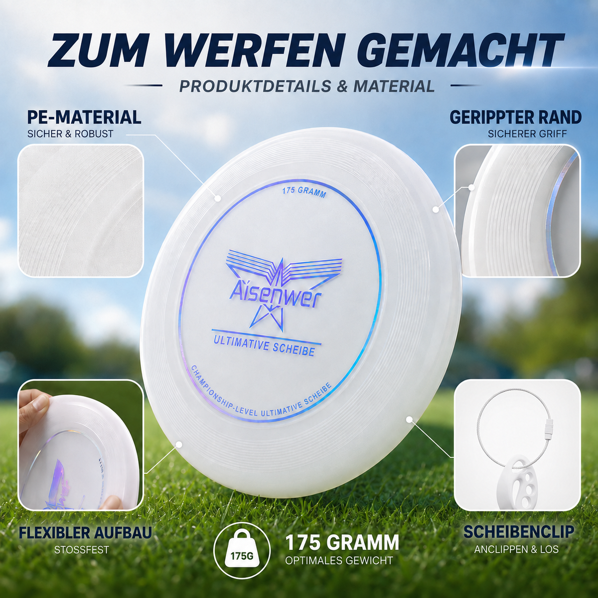 Camp Basel | Aeroglide 175g Flugscheibe