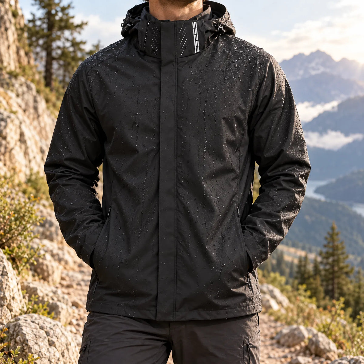 Camp Basel | Aquave Windabweisende Outdoorjacke