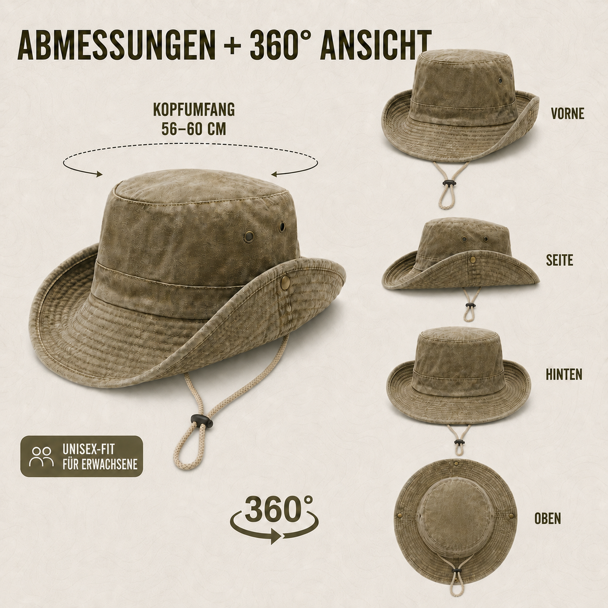 Camp Basel | Brimmen Breitkrempiger Outdoor-Hut