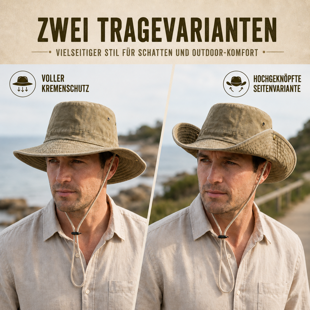 Camp Basel | Brimmen Breitkrempiger Outdoor-Hut