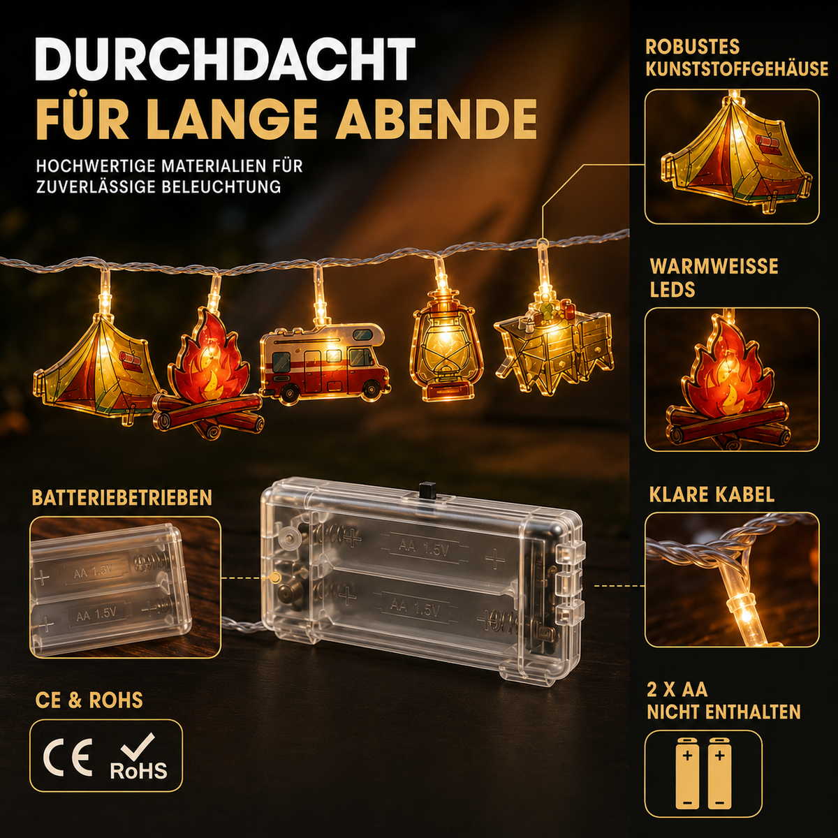 Camp Basel | CampGlow Lichterkette