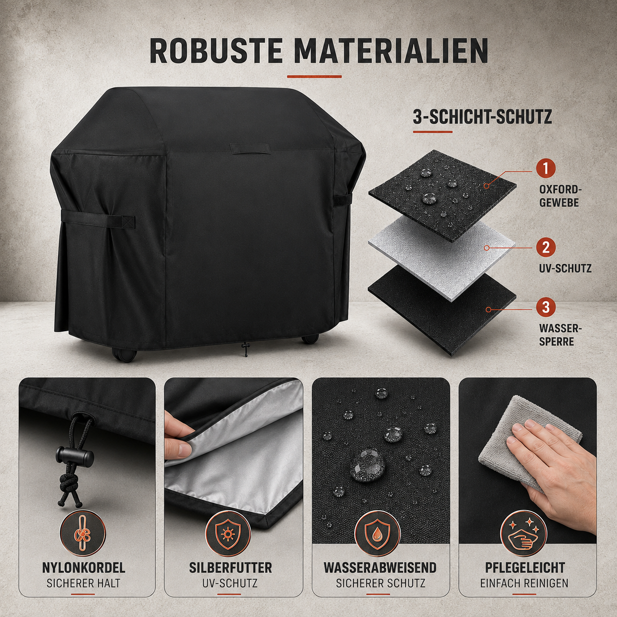Camp Basel | Covara Robuste Grillabdeckung