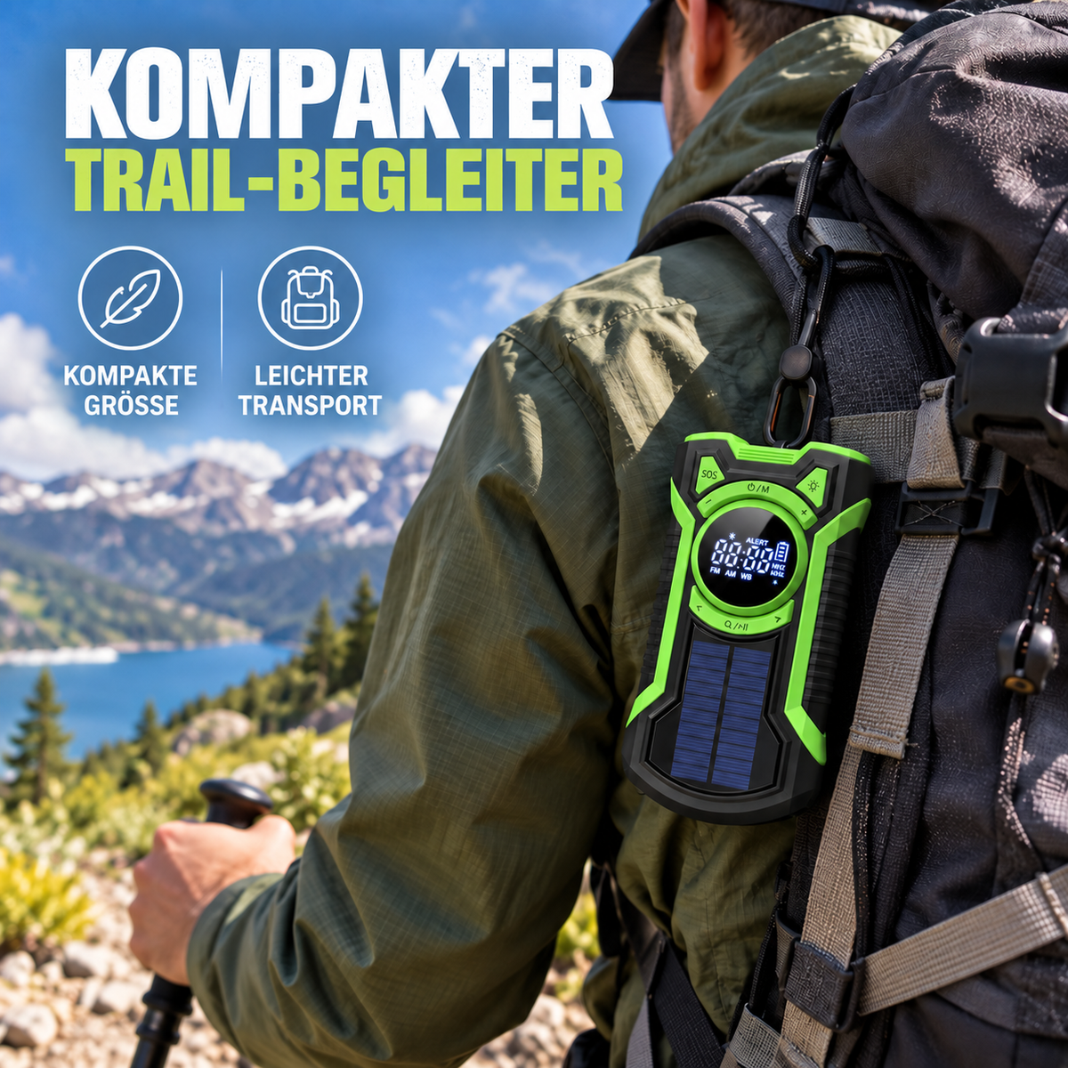 Camp Basel | Crankora Handkurbel-Notfallradio