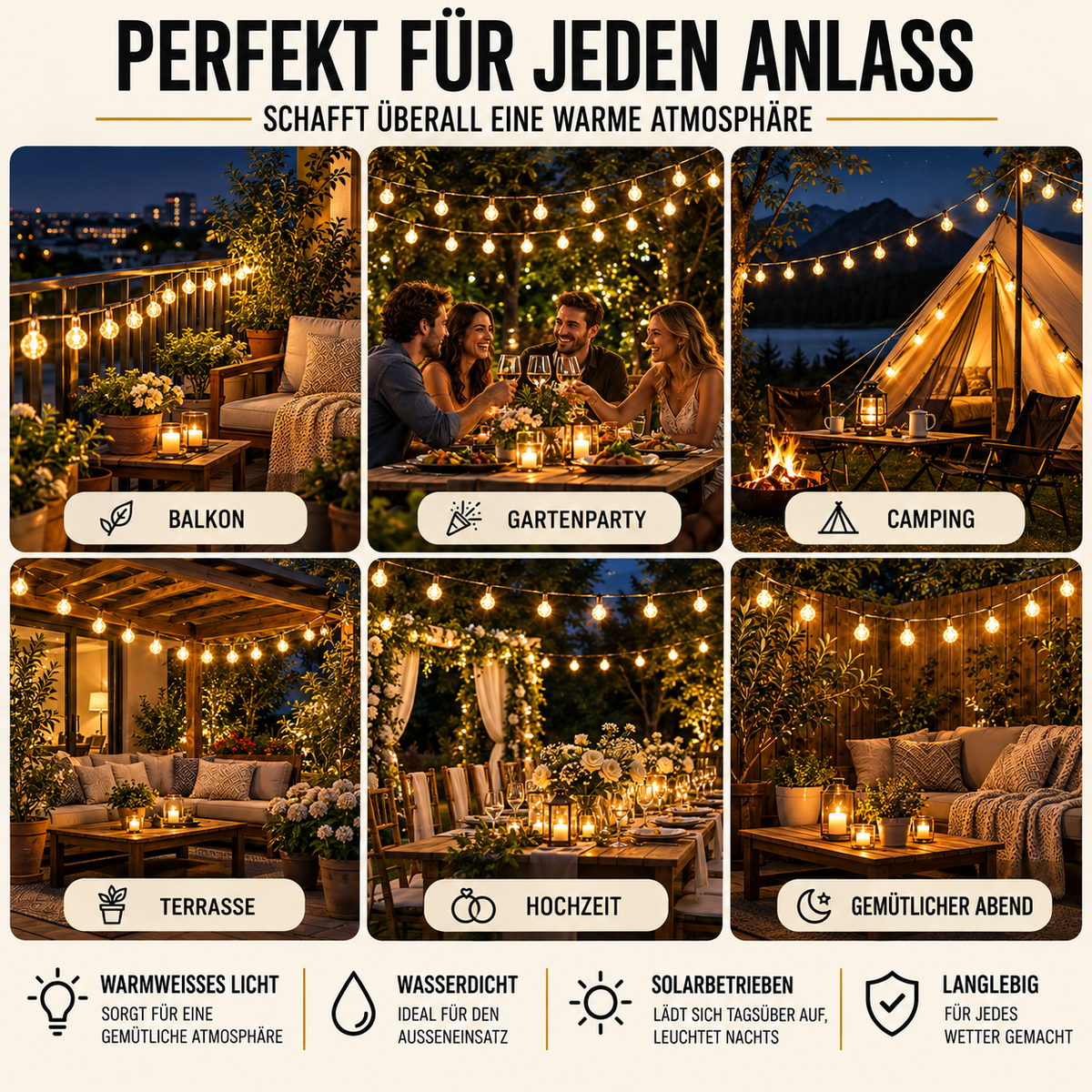 Camp Basel | DawnSpark Globe Lights