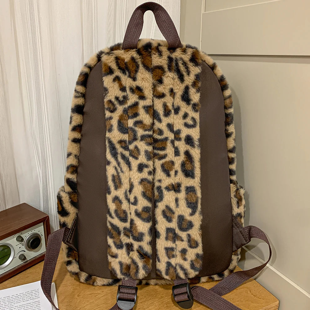 Camp Basel | Fleckar Lässiger Rucksack Mit Leopardenmuster