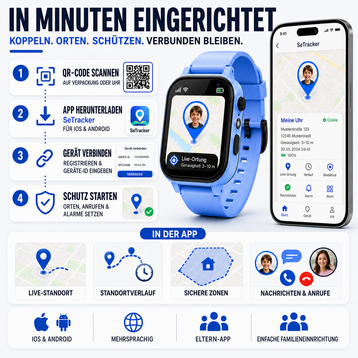 Camp Basel | GPS Kids Smartwatch