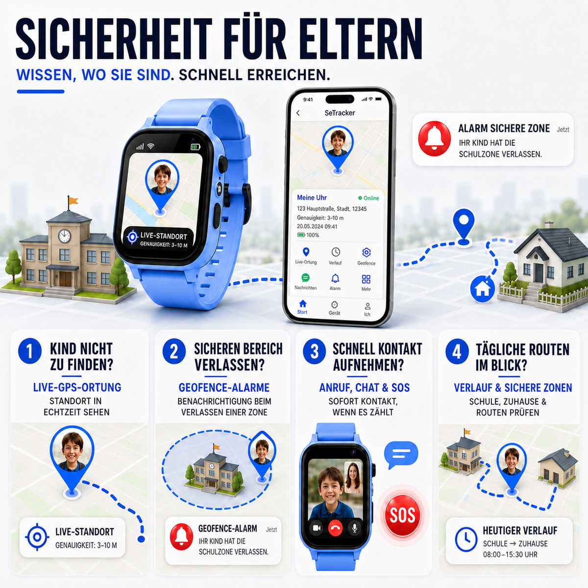 Camp Basel | GPS Kids Smartwatch