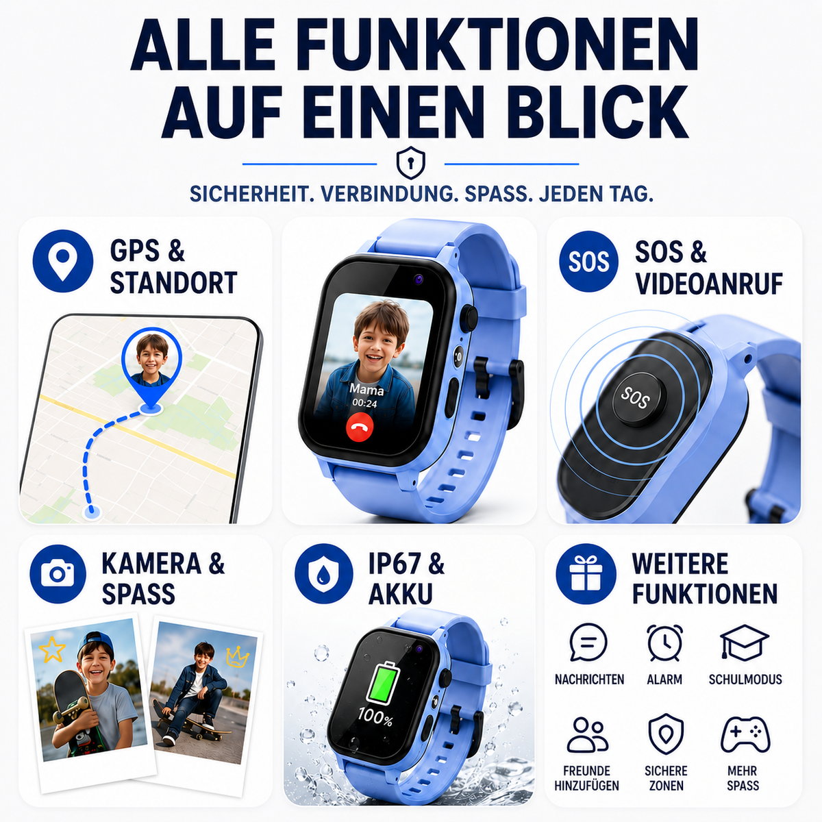 Camp Basel | GPS Kids Smartwatch