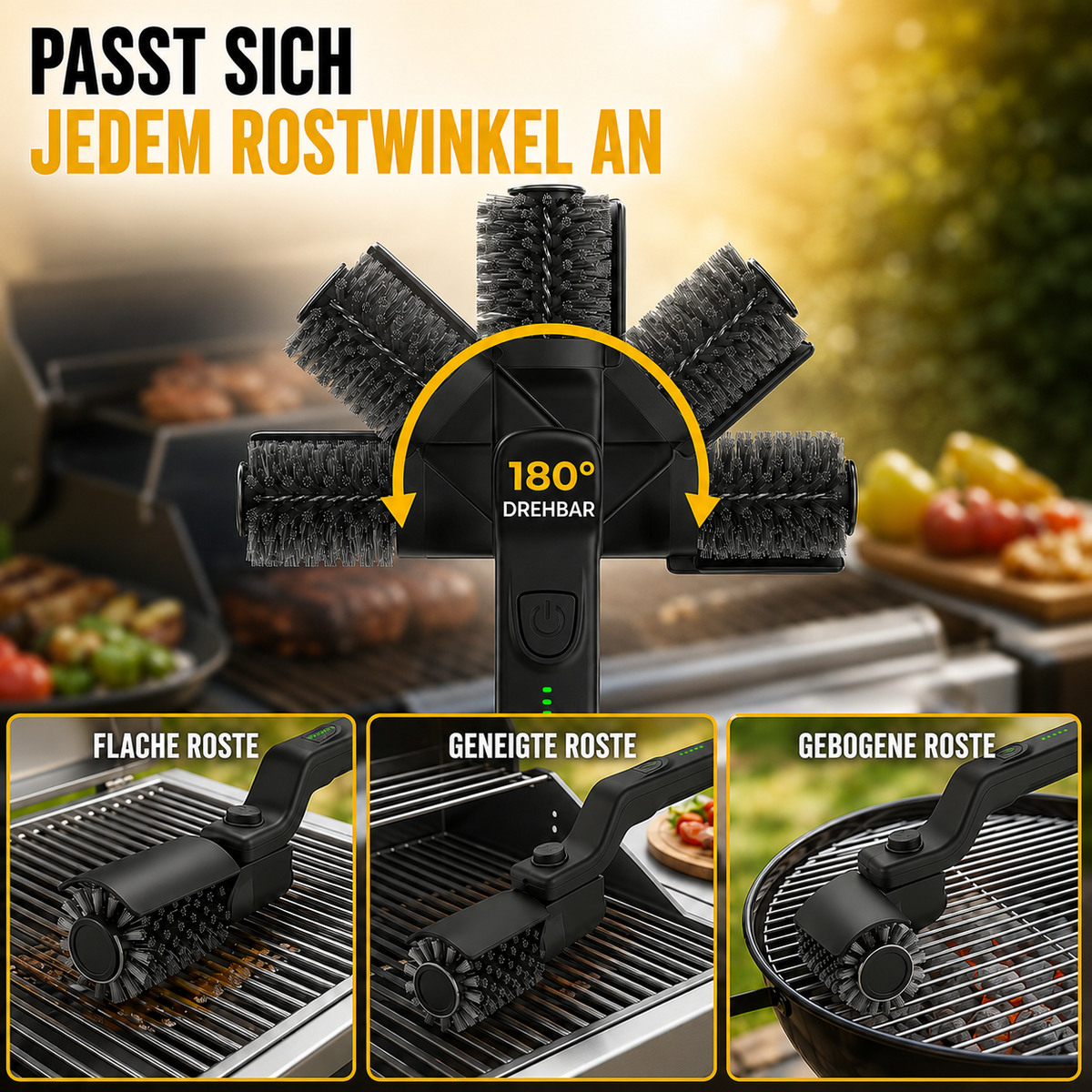 Camp Basel | Grillora Kabellose Elektro-Grillbürste